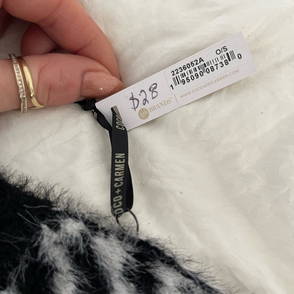 Coco + Carmen Zebra Scarf - Picture 4 of 4